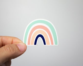 Rainbow sticker | waterproof vinyl decal for water bottles and computers