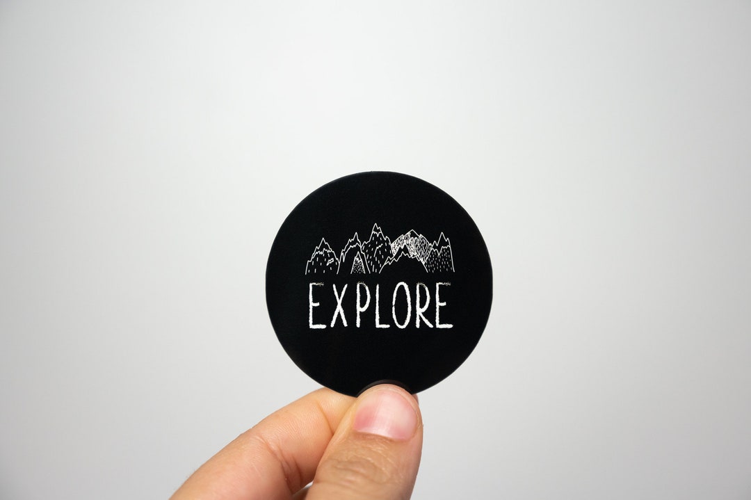 Go Explore Sticker Explore Sticker | Waterproof Vinyl Decal for Water Bottles and ...