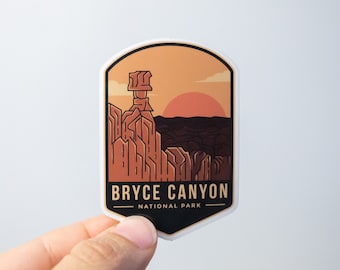 Bryce Canyon National Park sticker | waterproof vinyl decal for water bottles and computers