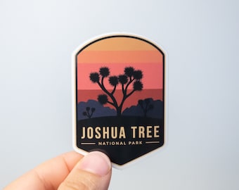 Joshua Tree National Park sticker | waterproof vinyl decal for water bottles and computers