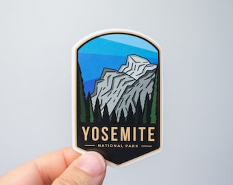 Yosemite National Park sticker | waterproof vinyl decal for water bottles and computers