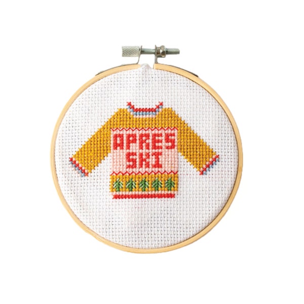 Apres Ski Christmas Jumper Cross Stitch Kit