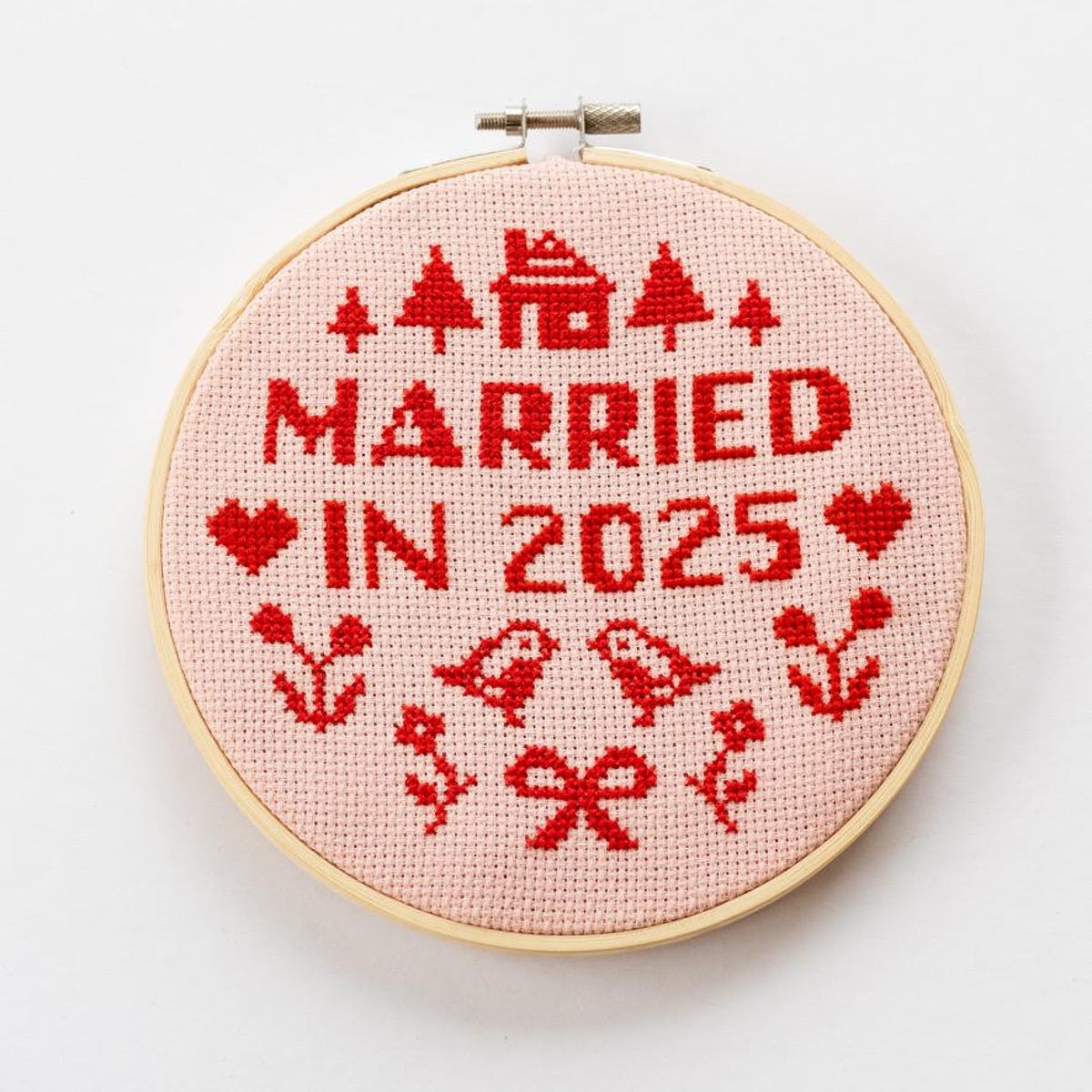Married in 2025 Cross Stitch Kit - Etsy
