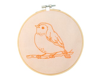 Robin Embroidery Hoop Kit