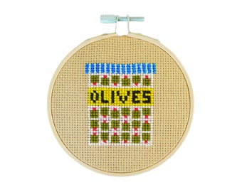 Olives Cross Stitch Kit
