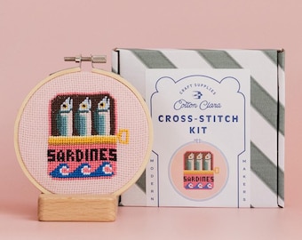 Sardines Cross Stitch Kit