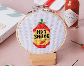 Kit de punto de cruz de salsa picante
