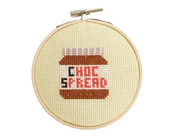 Chocolate Spread Cross Stitch Kit