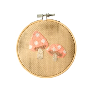 Toadstool Cross Stitch Kit