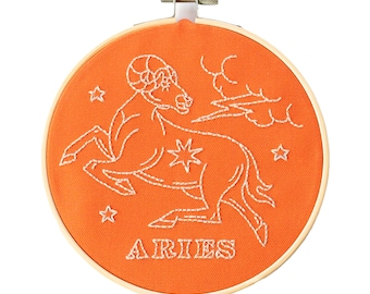 Aries Embroidery Hoop Kit