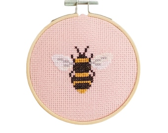 Bee Cross Stitch Kit