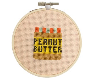 Peanut Butter Cross Stitch Kit