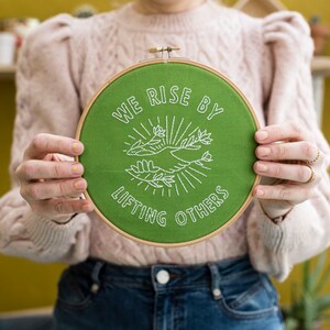 We Rise by Lifting Others Embroidery Hoop Kit image 8