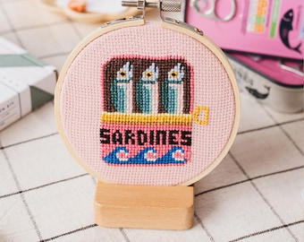 Sardines Cross Stitch Kit