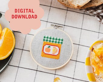 Marmelade Kreuzstich PDF-Muster