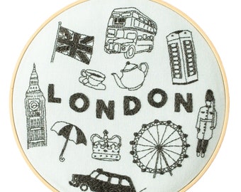 London X Maptote Embroidery Kit