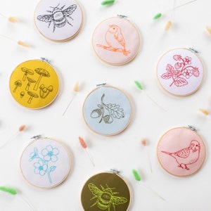 Fungi Embroidery Hoop Kit image 6