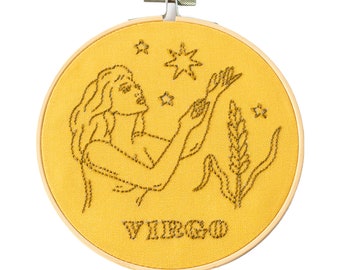 Virgo Embroidery Hoop Kit