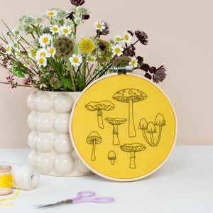 Fungi Embroidery Hoop Kit image 5