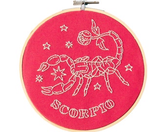 Scorpio Embroidery Hoop Kit