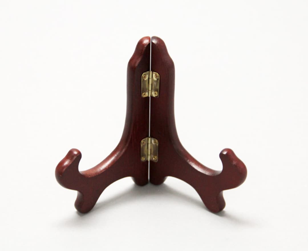 Easel 5 Inch 13cm High Rosewood for Displaying Plates, Matted Prints, Aceo's, Sfa's, Small