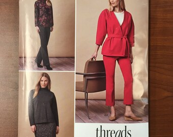 Sewing pattern for top, skirt, jacket and pants simplicity Threads, in 2 size ranges