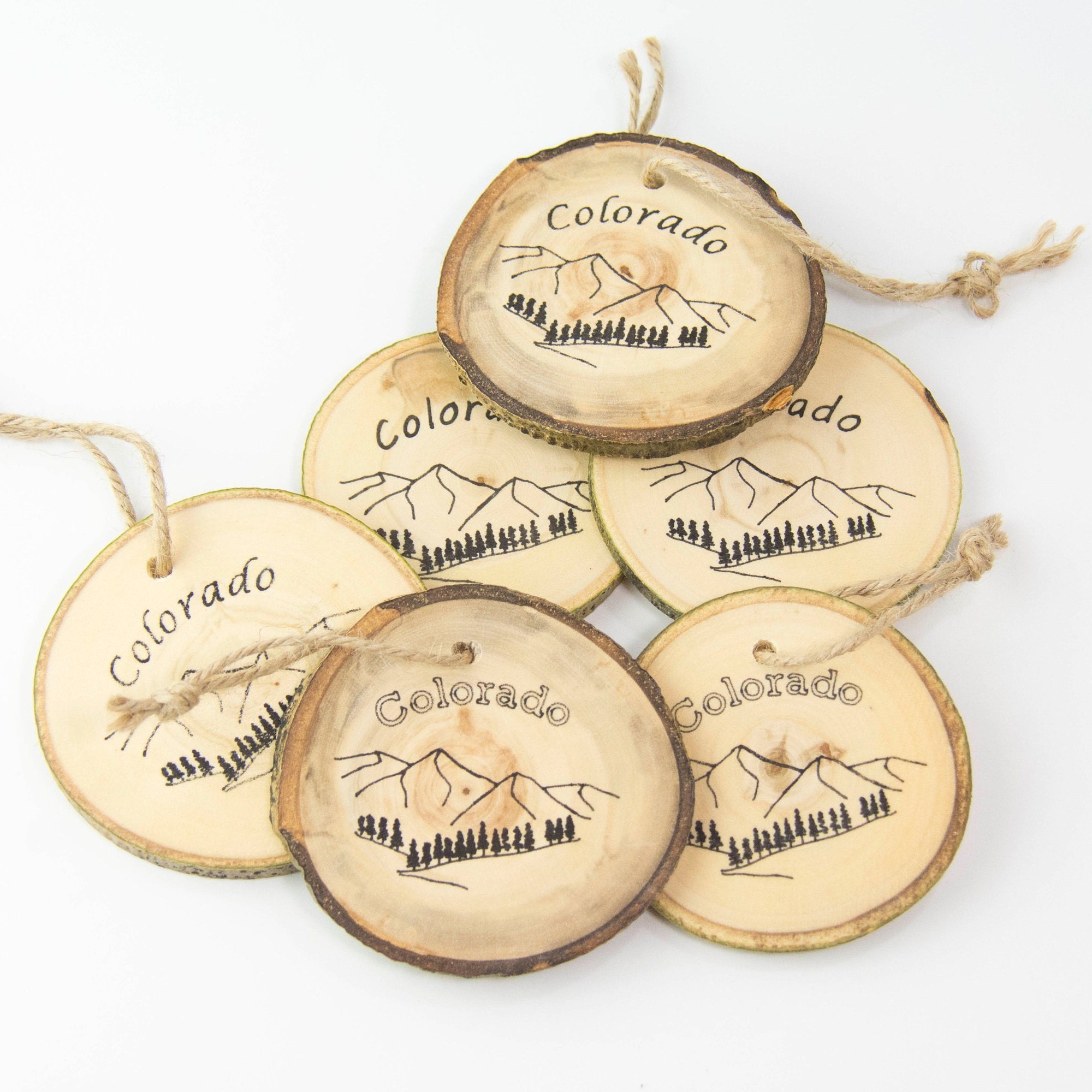 Colorado Christmas Tree Ornament Aspen Etsy