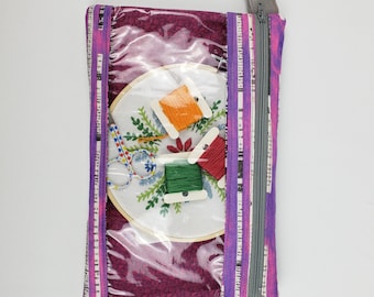 Large Vinyl Project Bag