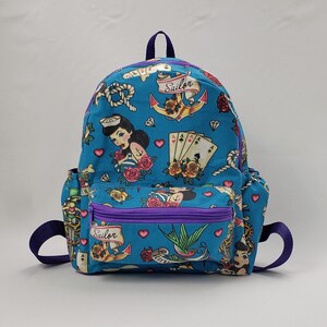 Vintage Pinup Mini Backpack