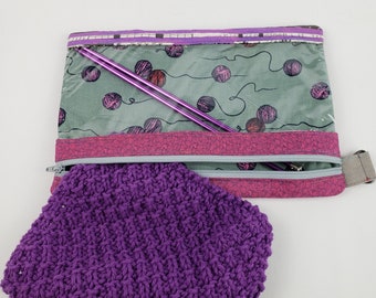 Large Vinyl Project Bag