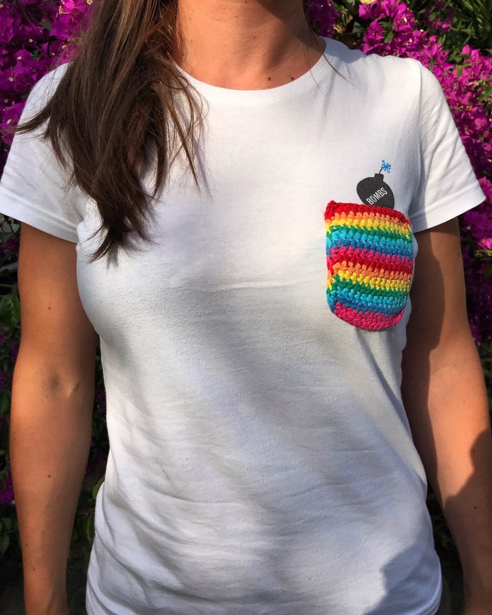 Camiseta de algodón con bolsillo Etsy España Camiseta de algodón con bolsillo Etsy España