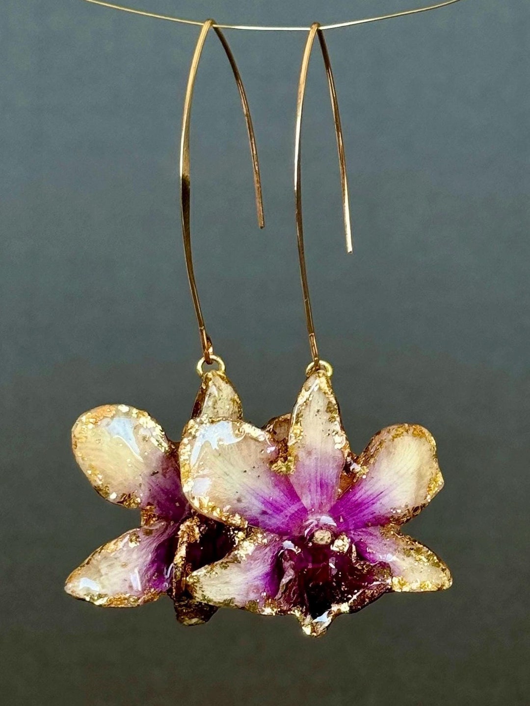 Orchid Bloom Statement Earrings main image 1