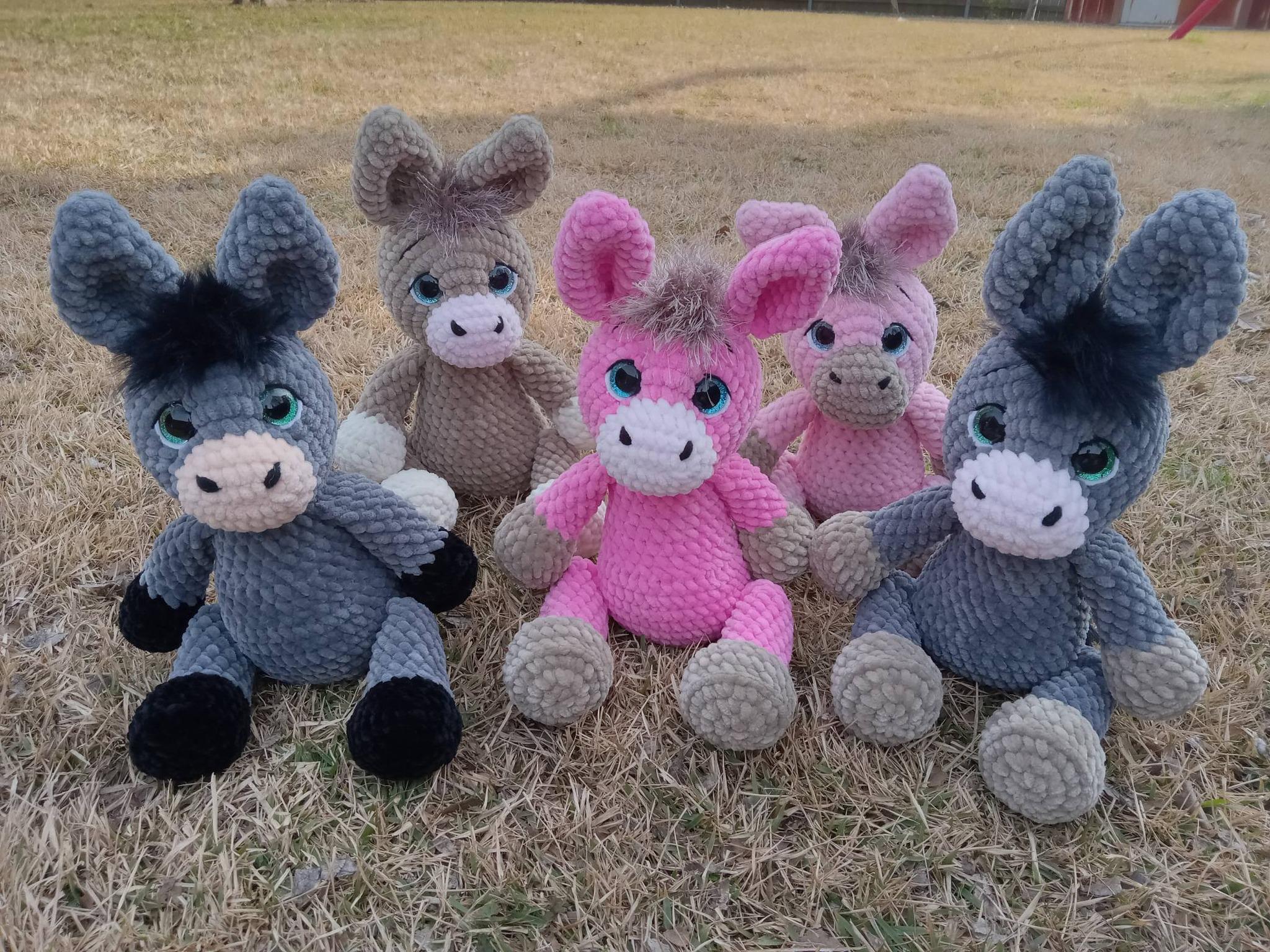 30 Donkey Crochet Patterns for Farm Animal Fans, Gifts, and Nursery Decor 31 Simple Donkey Crochet Pattern