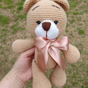 Crocheted bear