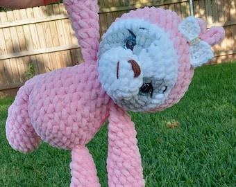 Crocheted Plush Sloth: Soft Yarn Stuffed Animal (10 inch)