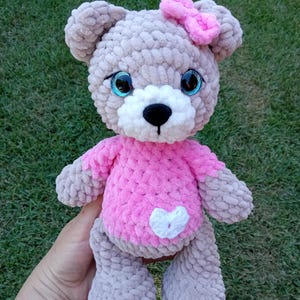 Crocheted bear