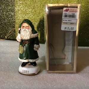 Vintage Hand Painted Version Of The 1911 German St. Nicholas Figurine in Original Box