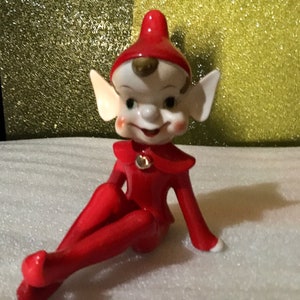 Vintage Hand Painted Big Pixie with Cute Pointy Ears.