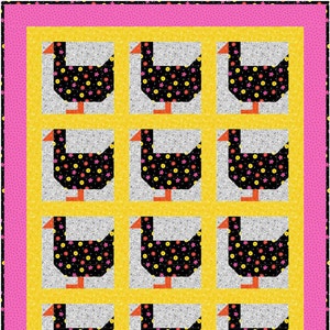 Ducks A Waddling Quilt Pattern, Pieced Duck Blocks, Farm Ducks - INSTANT DOWNLOAD