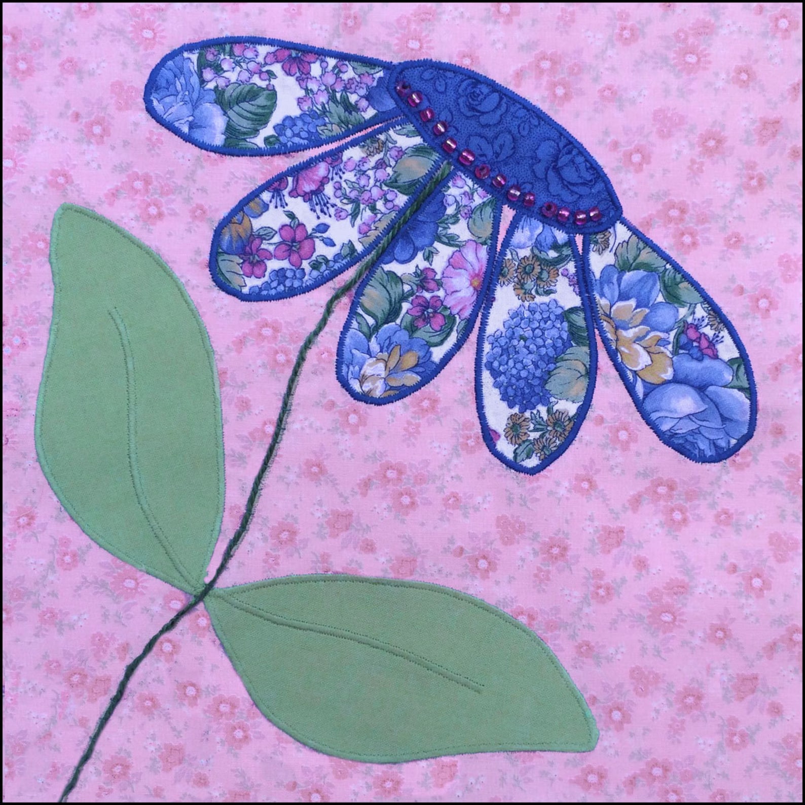 Wayward Coneflower Daisy Applique Block Pattern - INSTANT DOWNLOAD - Etsy