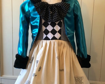 Mad Hatter Steam Punk Costume - Size 4-8