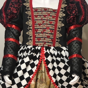 Red Queen Costume Set - Size 4-8