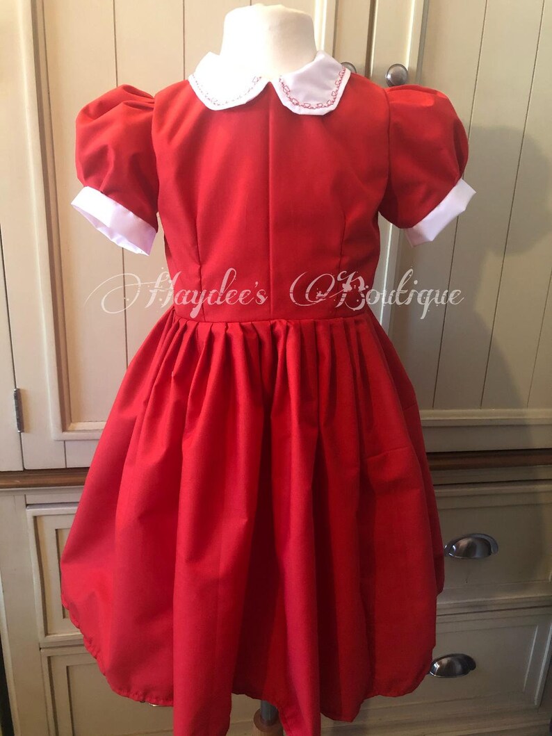 Little Orphan Annie Inspired Dress