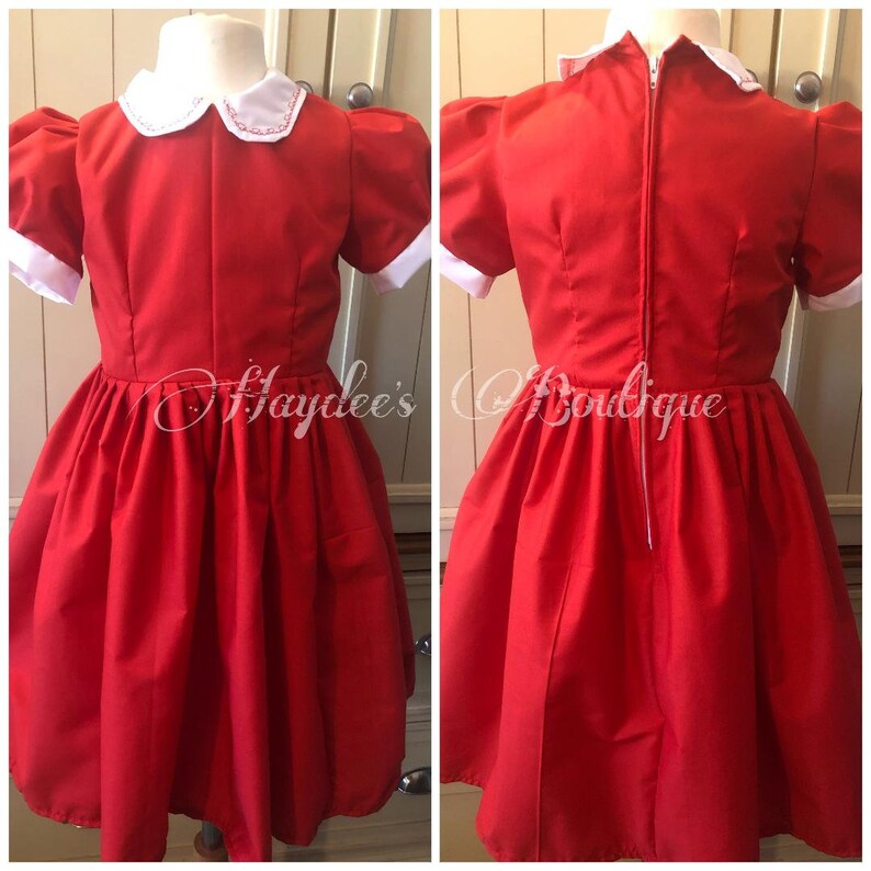 Little Orphan Annie Inspired Dress