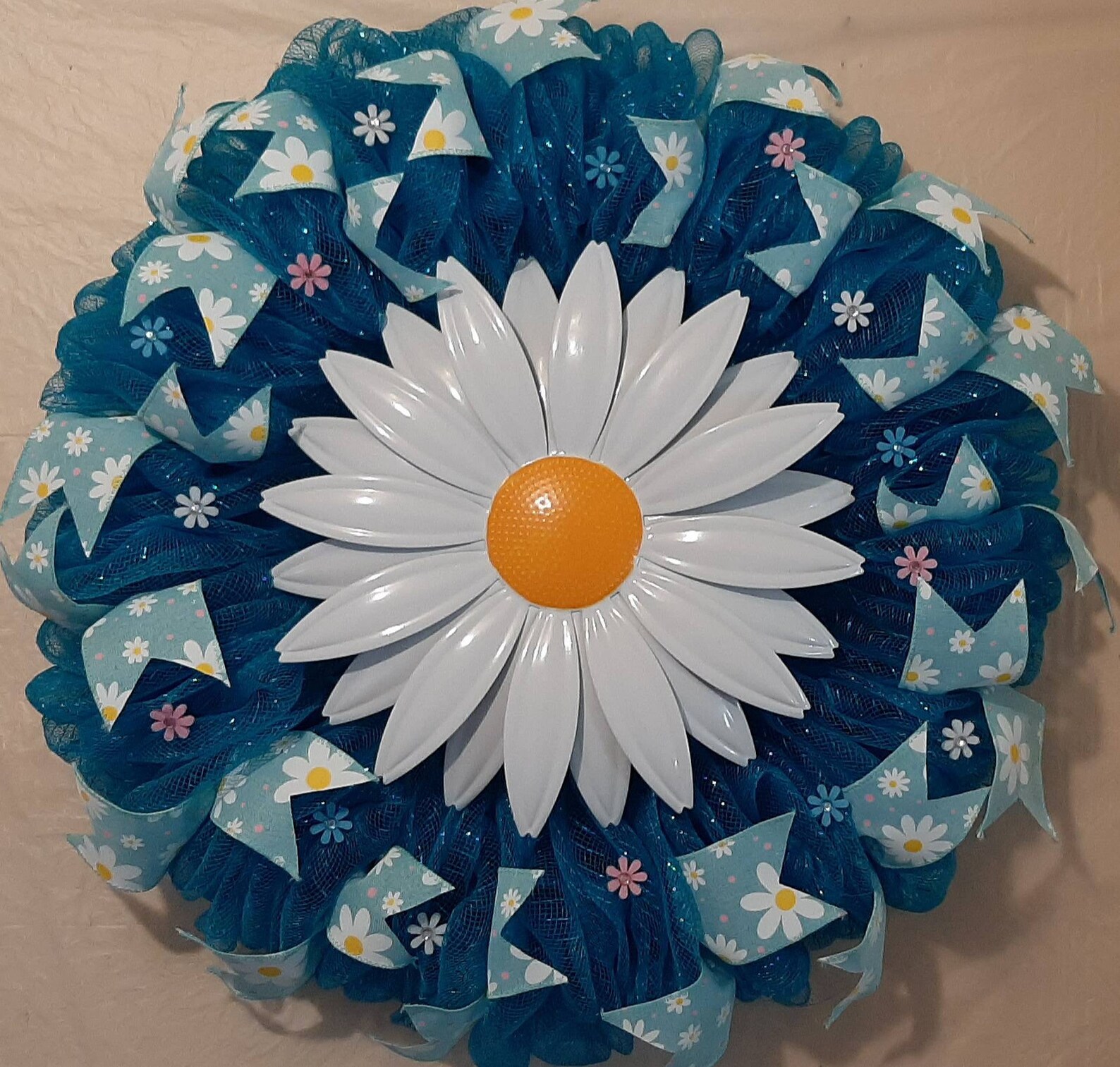 Handmade Daisy Wreath Etsy