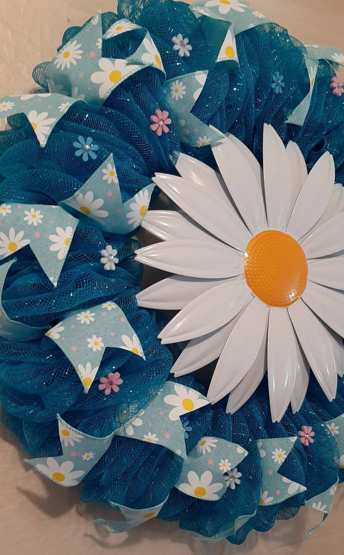 Handmade Daisy Wreath Etsy