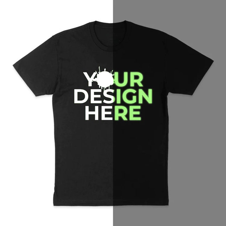 Glow in the Dark Custom T-shirt Design image 1