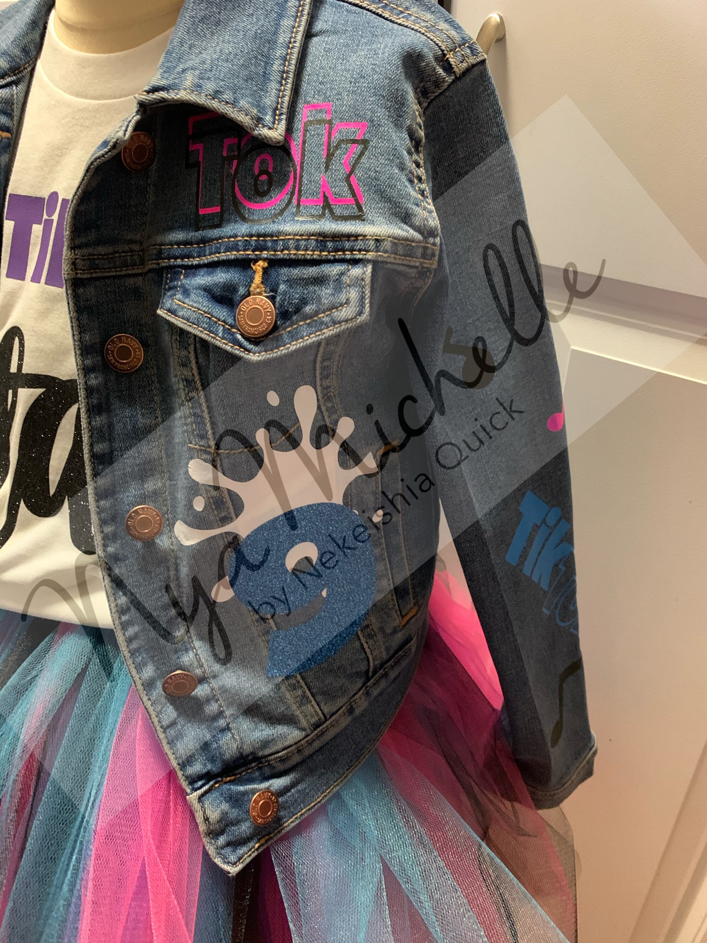 Custom Denim Jacket Etsy