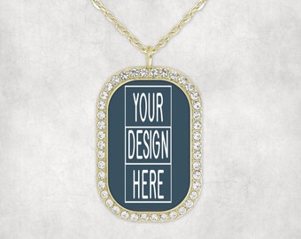 Rotating Picture Necklace & Pendant with choice of Pendant Shape, Personalized for Men Women, Jewelry Gift for him/her