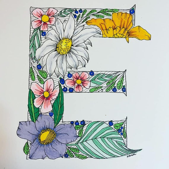 Custom Floral With Copic Markers With Copic Ink of Your Favorite